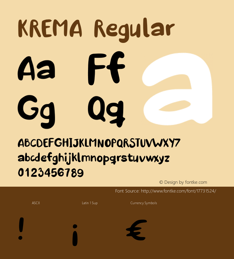 KREMA Regular Version 2.00 September 13, 2016图片样张