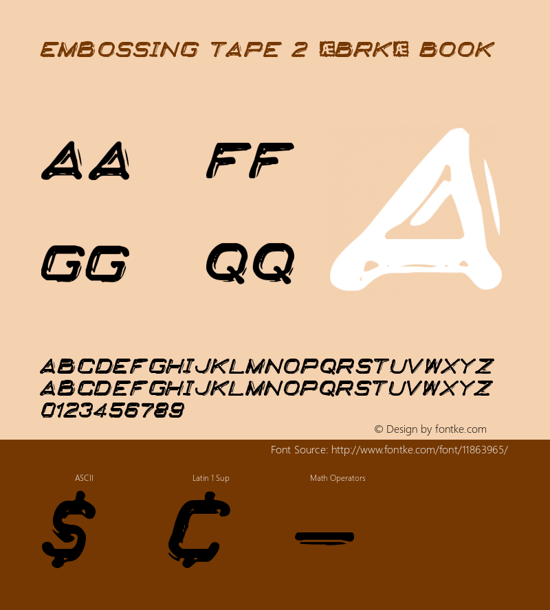 Embossing Tape 2 (BRK) Book Version 2.00图片样张