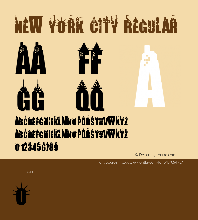 New York City Regular Version 1.00 March 30, 2009, initial release图片样张