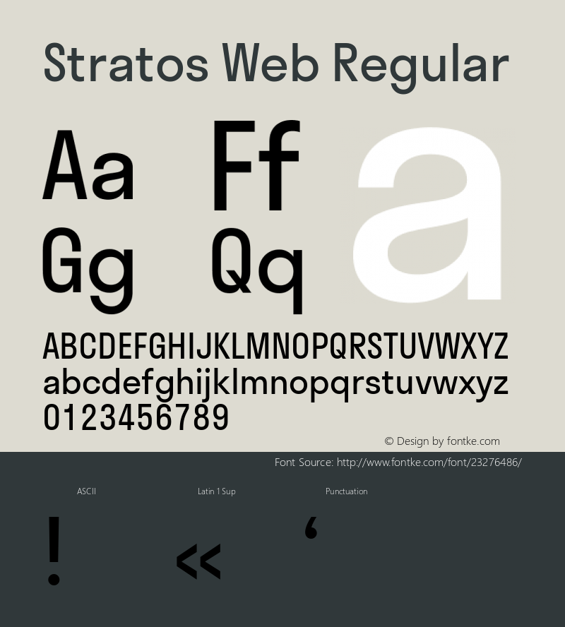Stratos Web Version 1.004;PS 1.4;hotconv 1.0.88;makeotf.lib2.5.647800; ttfautohint (v1.3.34-f4db)图片样张