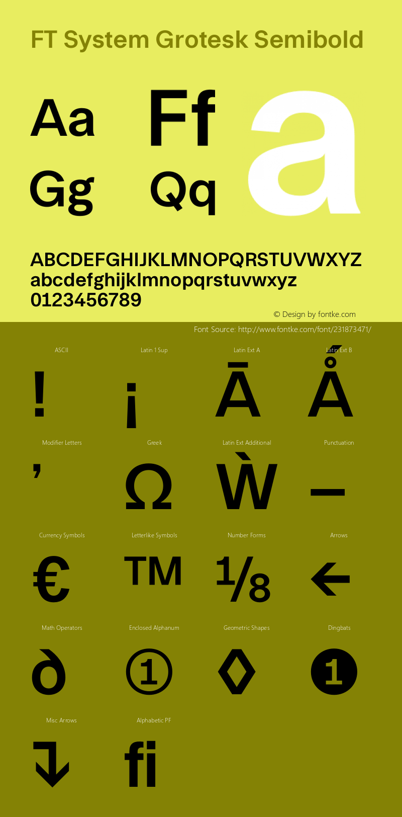 FT System Grotesk Semibold Version 1.000;FEAKit 1.0图片样张