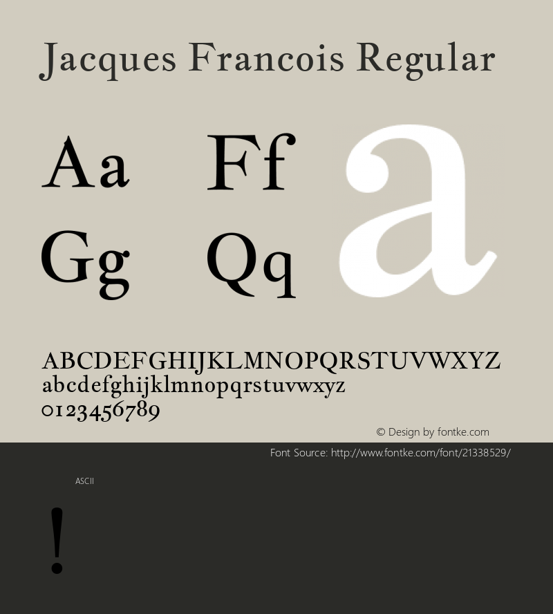 JacquesFrancois Version 1.0图片样张