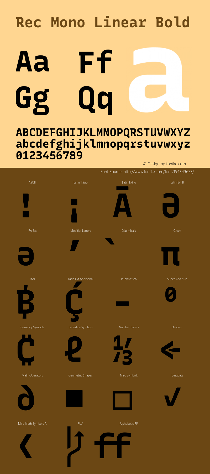 Rec Mono Linear Bold Version 1.068图片样张