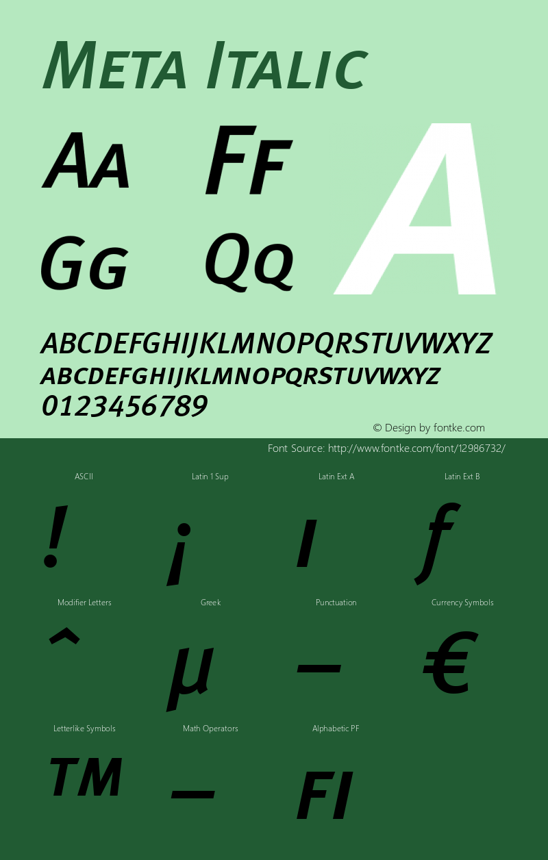 Meta Italic 004.301图片样张