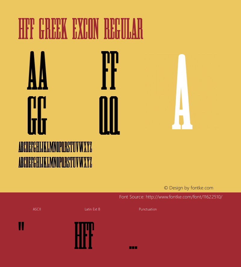 HFF Greek ExCon Regular Version 1.000图片样张