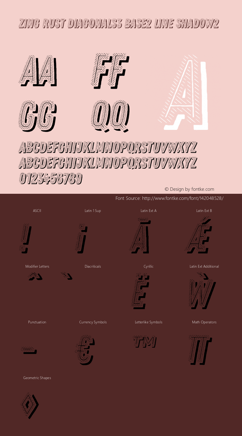 Zing Rust Diagonals3 Base2 Line Shadow2 Version 1.000图片样张