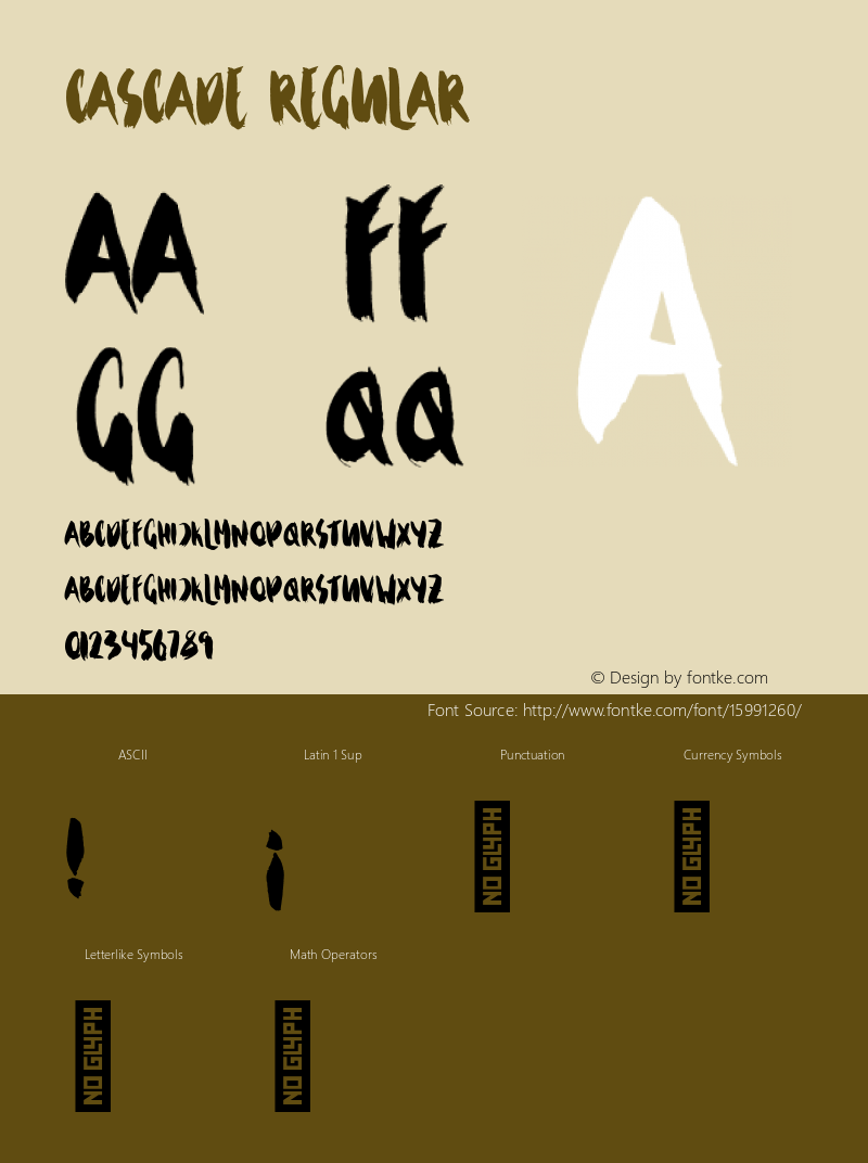 Cascade Regular Version 1.000;PS 001.000;hotconv 1.0.70;makeotf.lib2.5.58329图片样张