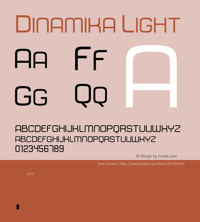 Dinamika Light Version 1.000;PS 001.000;hotconv 1.0.88;makeotf.lib2.5.64775图片样张