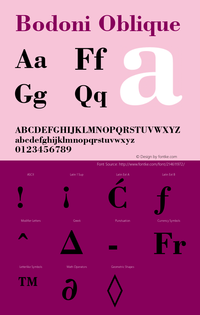 Bodoni  Oblique mfgpctt-v1.50 Thursday, December 24, 1992 10:38:21 am (EST)图片样张