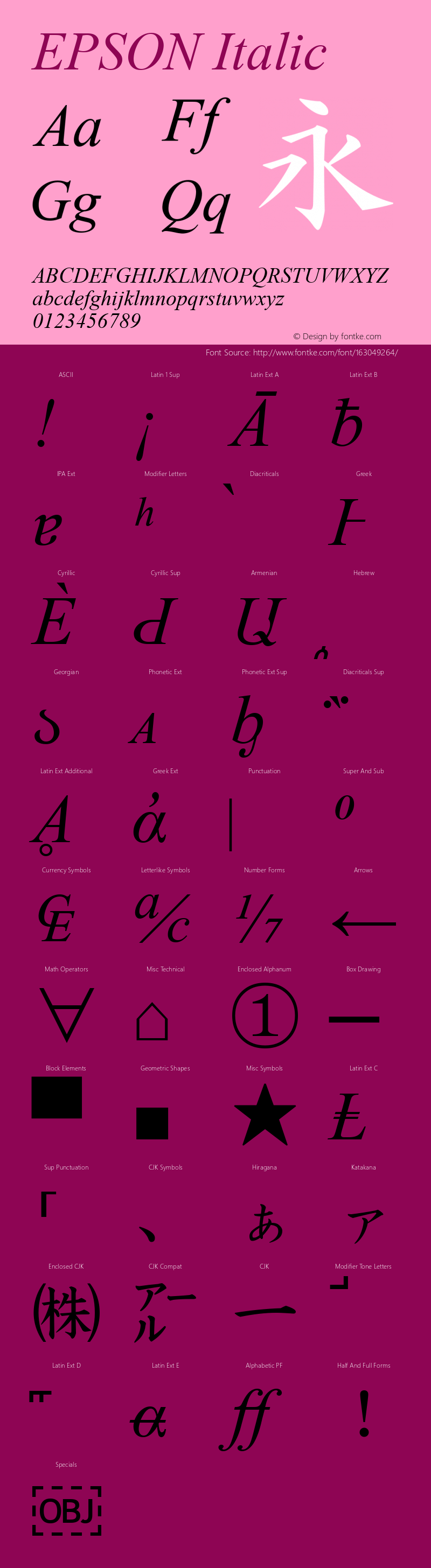 Times New Roman Italic Version 7.00图片样张