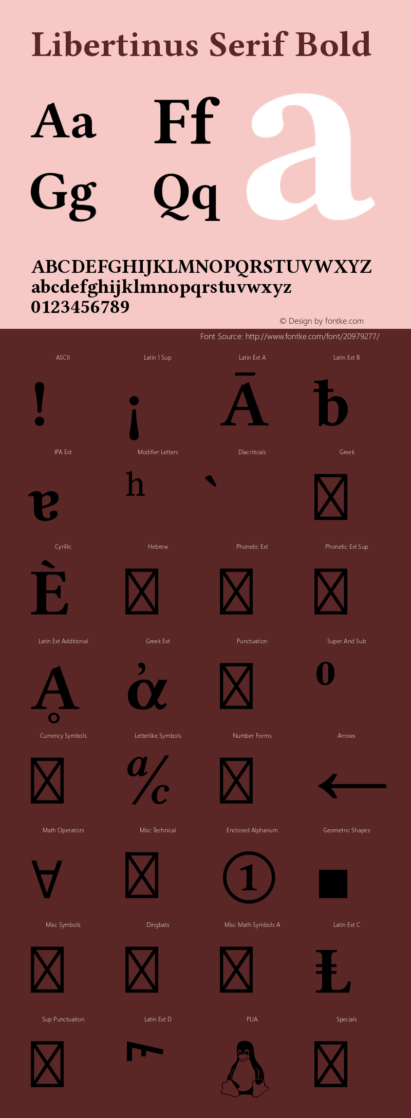 Libertinus Serif Bold Version 5.1.4图片样张