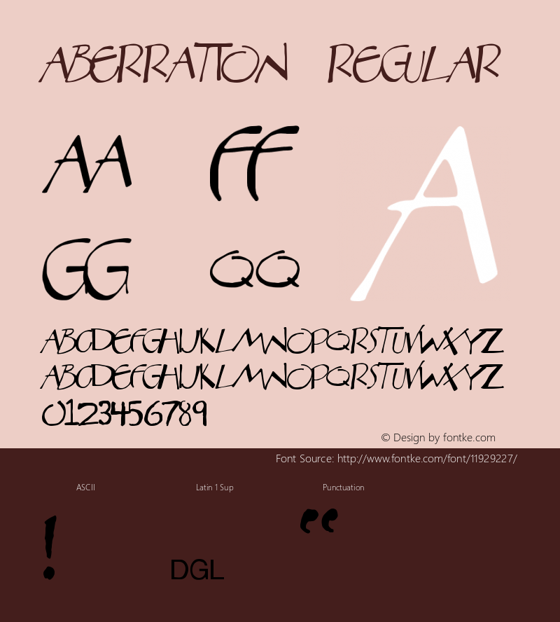 Aberration Regular 1.02图片样张