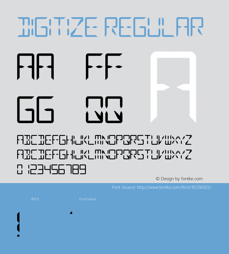 Digitize Regular Version 1.0图片样张