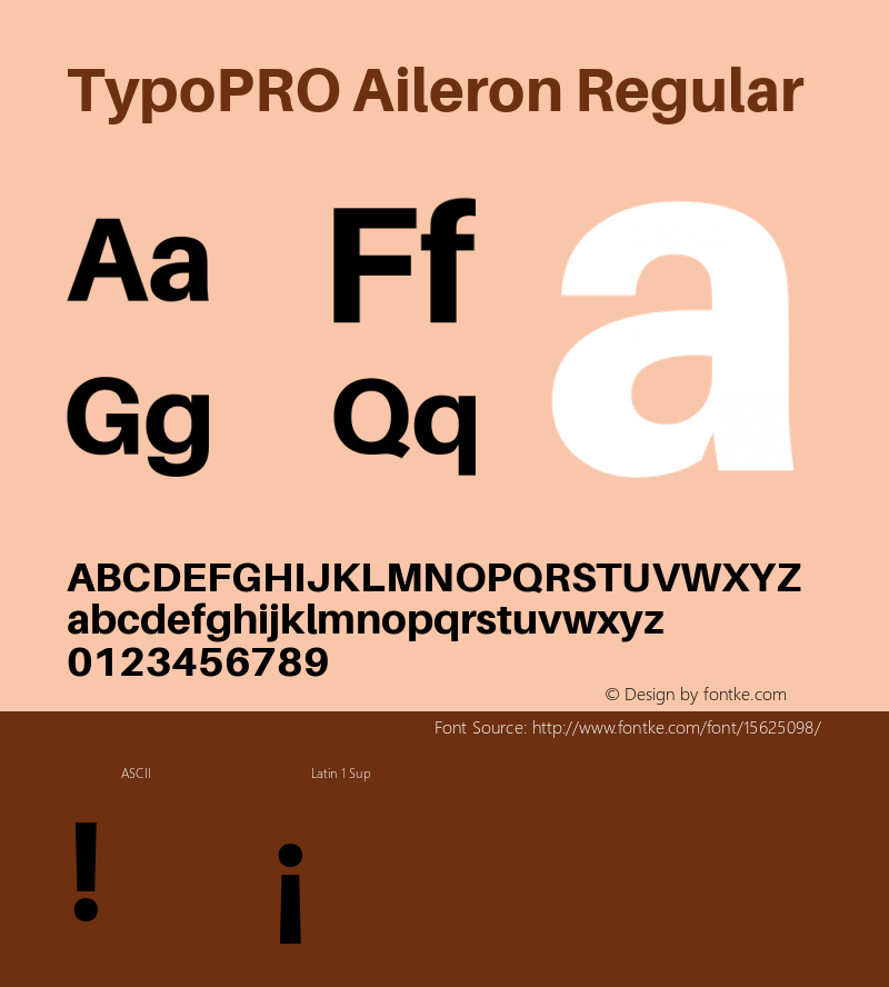 TypoPRO Aileron Regular Version 1.102;PS 001.102;hotconv 1.0.70;makeotf.lib2.5.58329图片样张