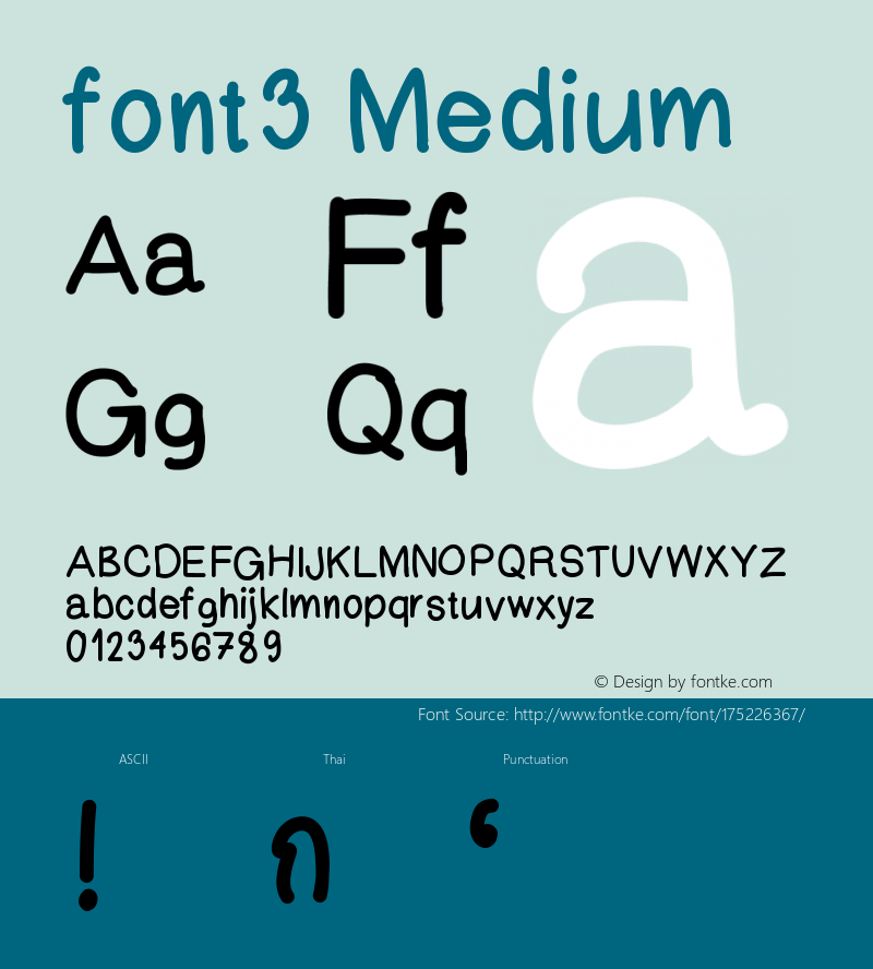 font3 Version 001.000图片样张