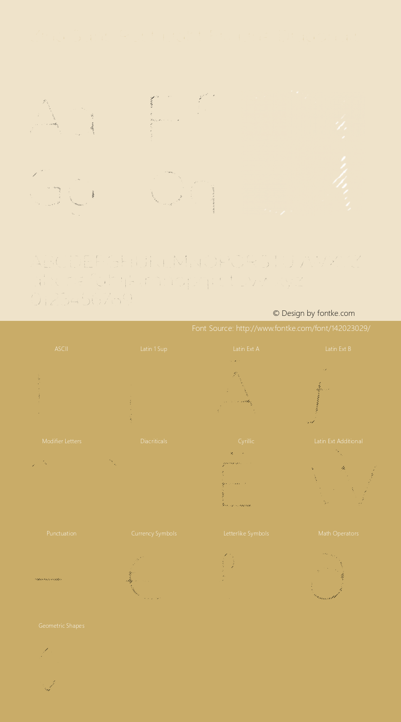 Zing Sans Rust Light Fill Line Diagonals Version 1.000图片样张