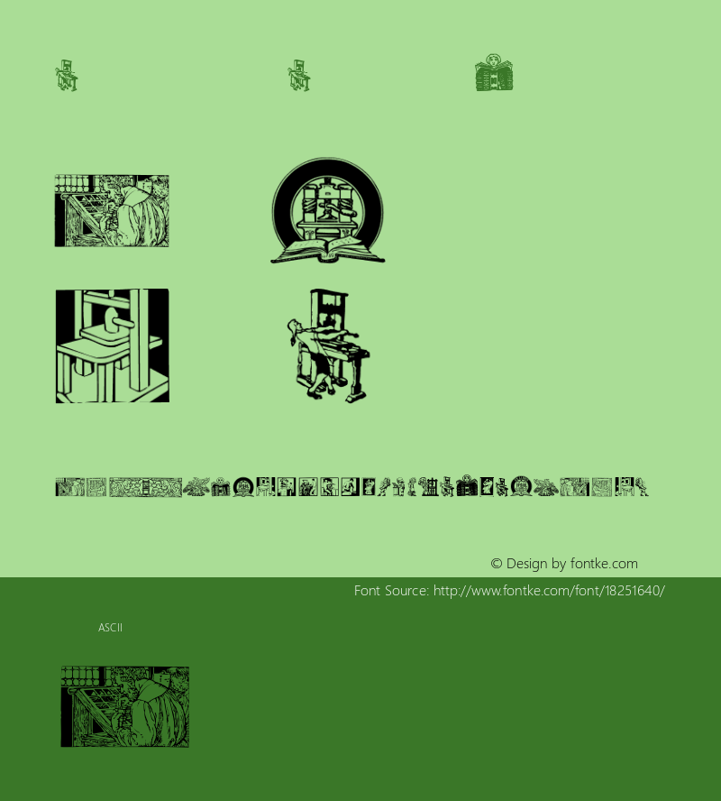 TypographyTribute Regular Version 1.000 2010 initial release图片样张