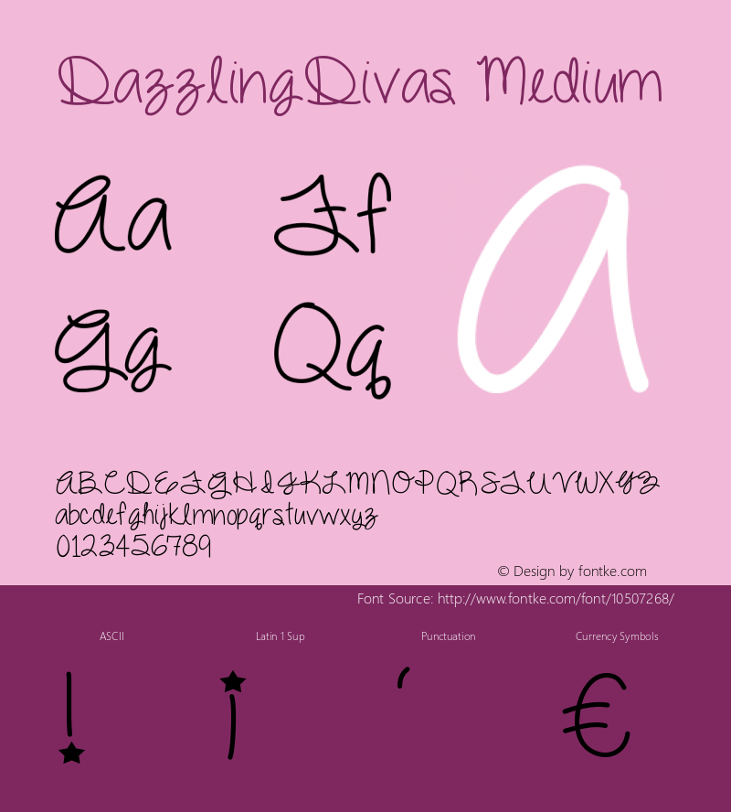 DazzlingDivas Medium Version 001.000图片样张