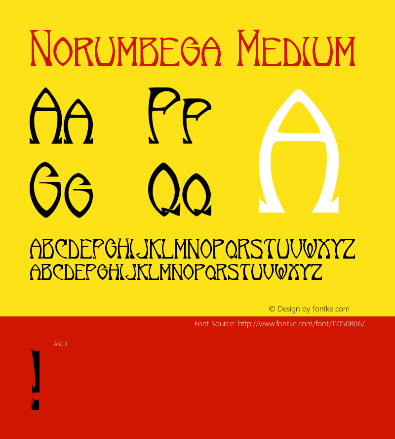 Norumbega Medium Version 001.000图片样张