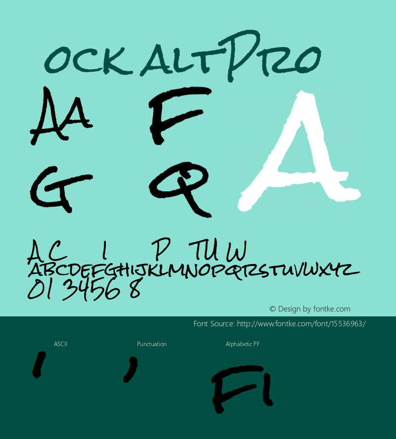 RockSaltPro ☞ Version 1.000;com.myfonts.easy.sideshow.rock-salt-pro.regular.wfkit2.version.3NmB图片样张