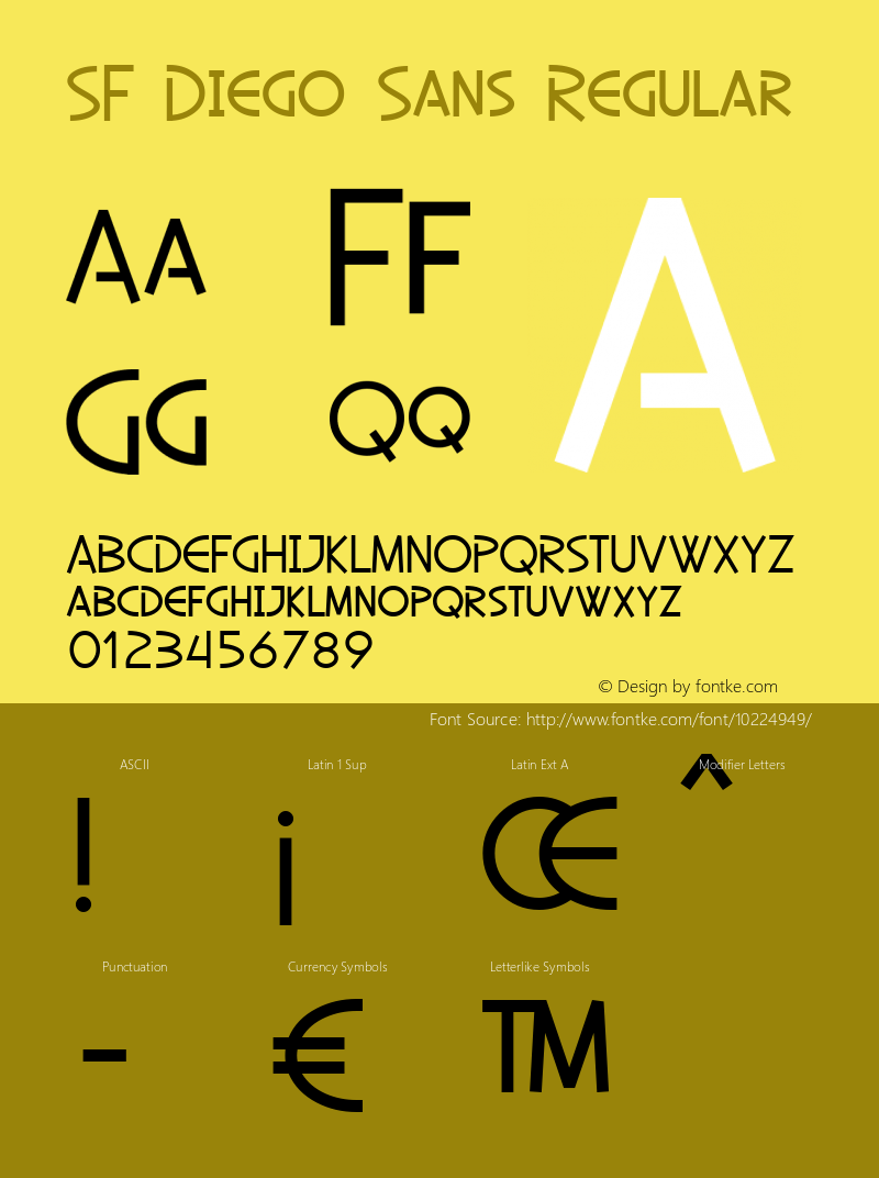 SF Diego Sans Regular Version 1.1图片样张