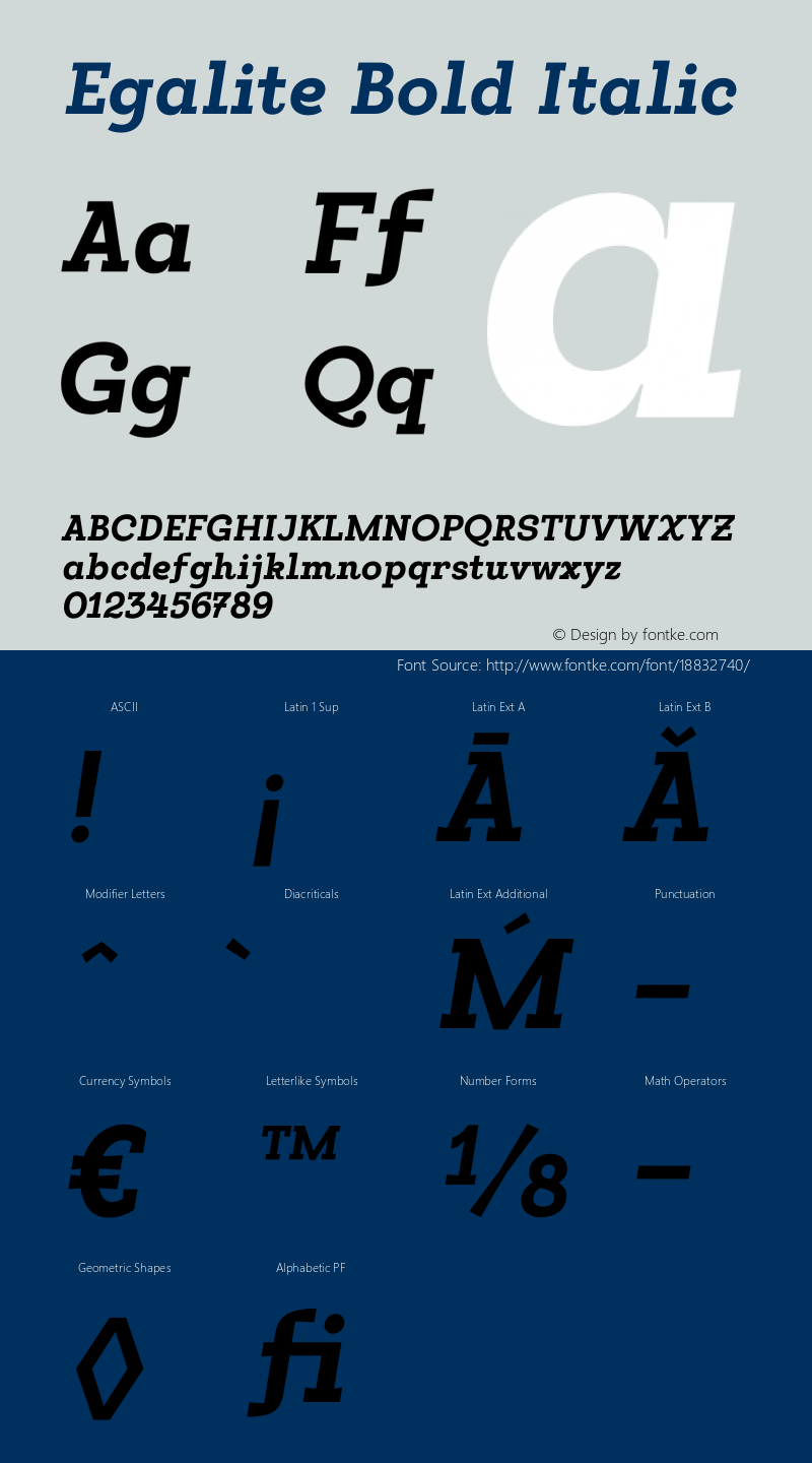 Egalite Bold Italic Version 1.000;PS 001.000;hotconv 1.0.88;makeotf.lib2.5.64775图片样张