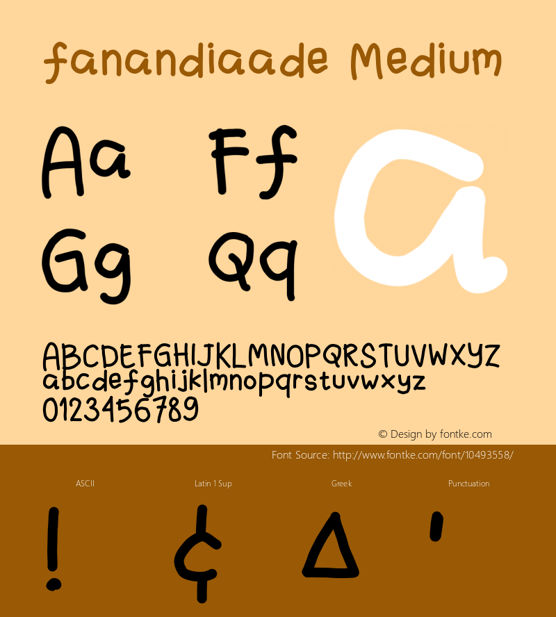 fanandiaade Medium Version 1.0图片样张