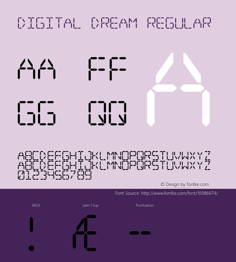 Digital dream Regular www.pizzadude.dk图片样张