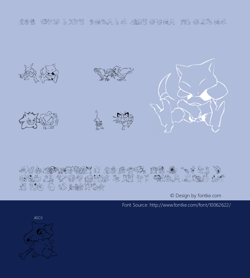 LMS Poke'mon Master DingBat Regular Version 1.00图片样张