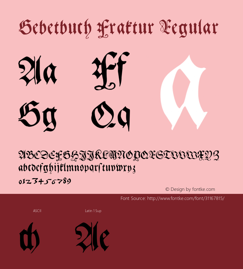 Gebetbuch Fraktur 001.001图片样张