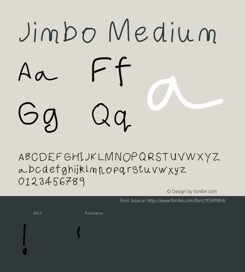 Jimbo Medium Version 001.000图片样张