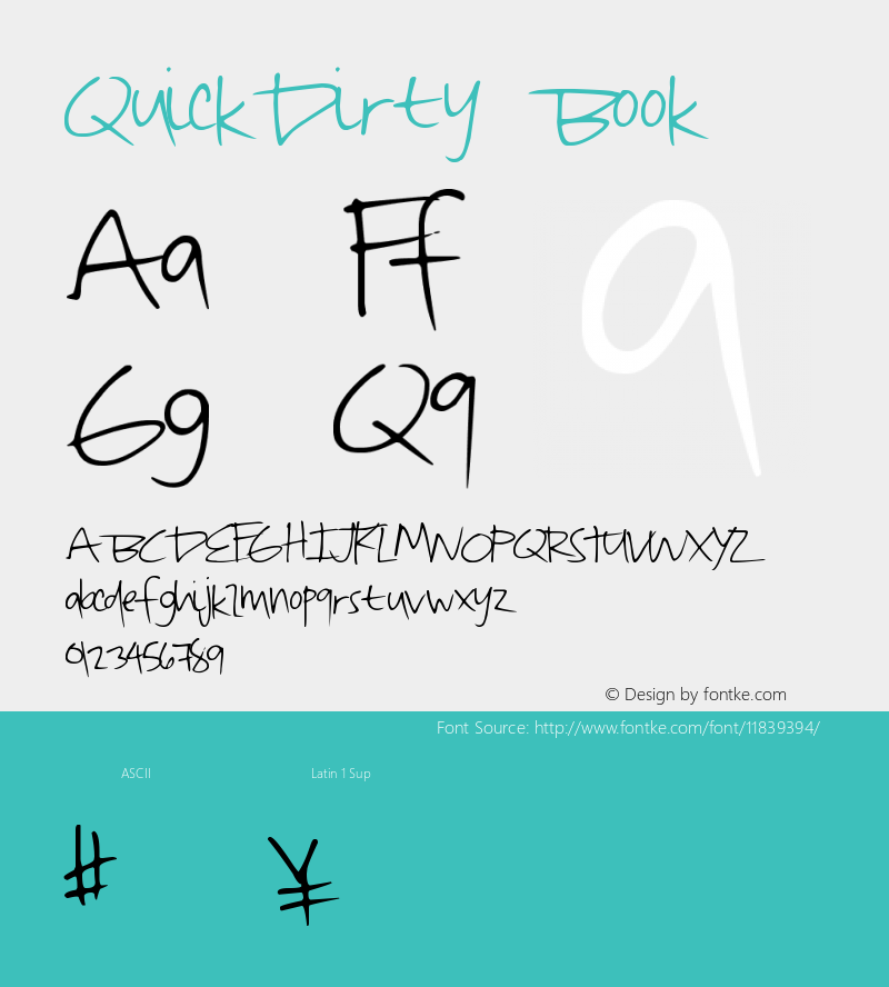 QuickDirty Book Version 1.00 November 19, 20图片样张