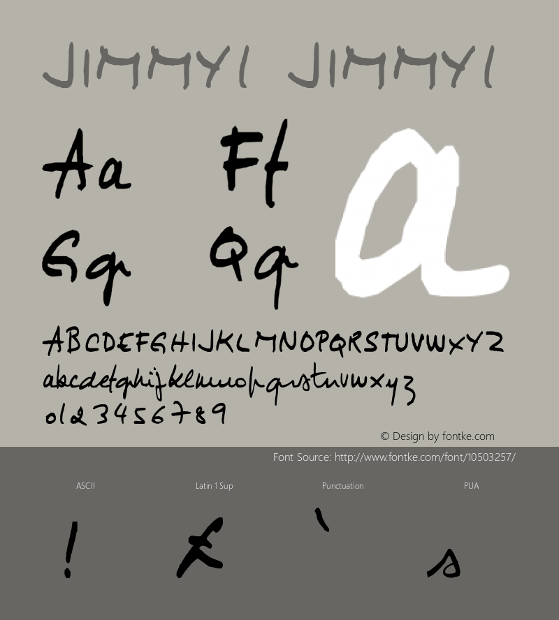 JIMMY1 JIMMY1 Version 1.0图片样张