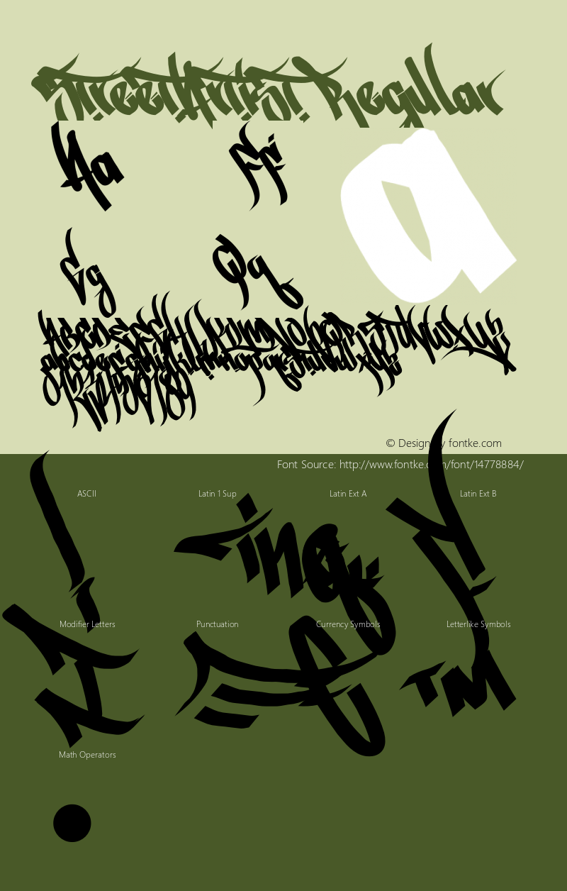 StreetArtist Regular com.myfonts.easy.highground.street-artist.regular.wfkit2.version.3PQ4图片样张