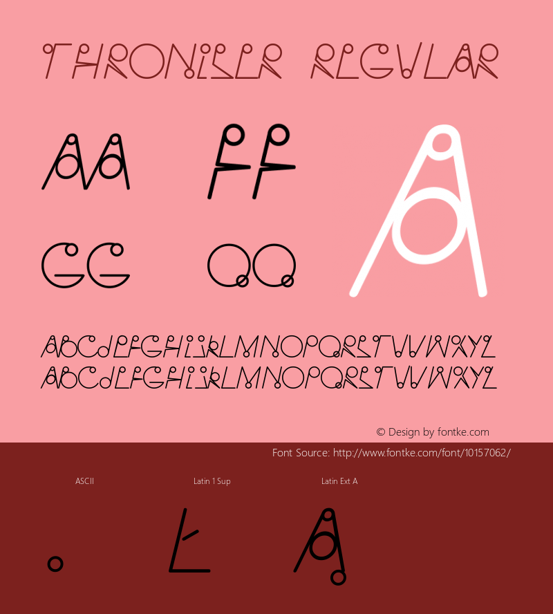 Throniser Regular Wersja 1, April 2002图片样张