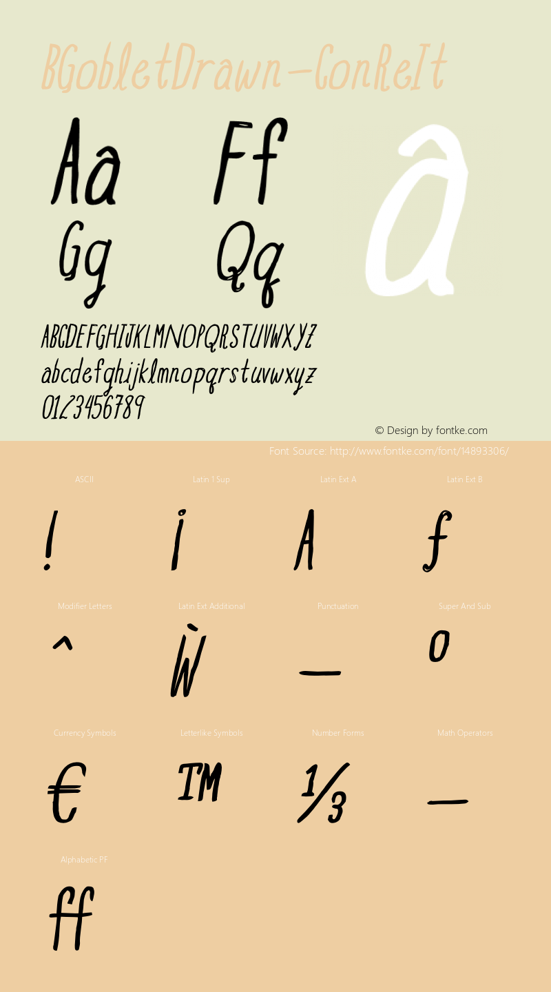 BGobletDrawn-ConReIt ☞ Version 1.000;PS 001.001;hotconv 1.0.56;com.myfonts.insigne.blue-goblet-drawn.con-reg-ital.wfkit2.3UVD图片样张