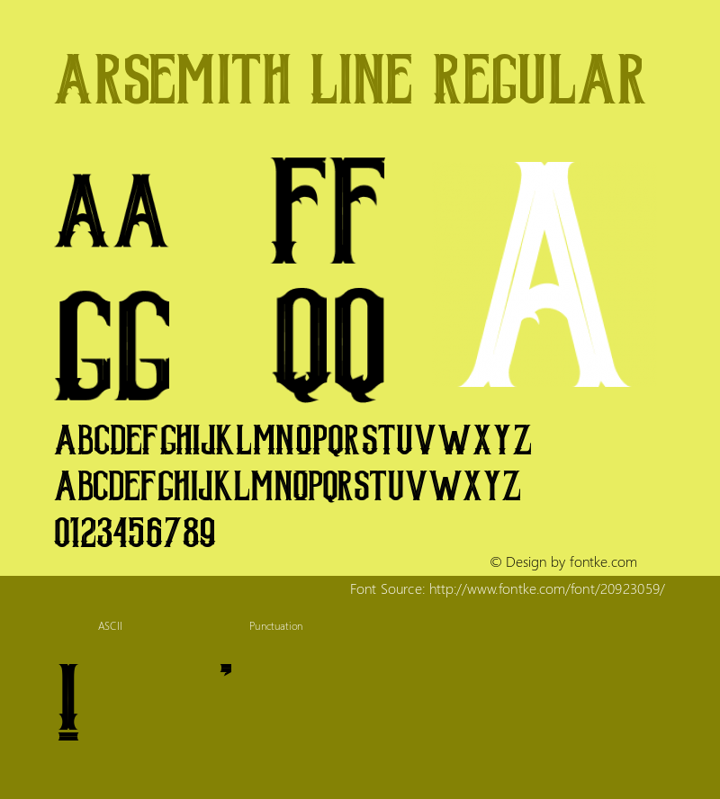 Arsemith Line 1.000图片样张