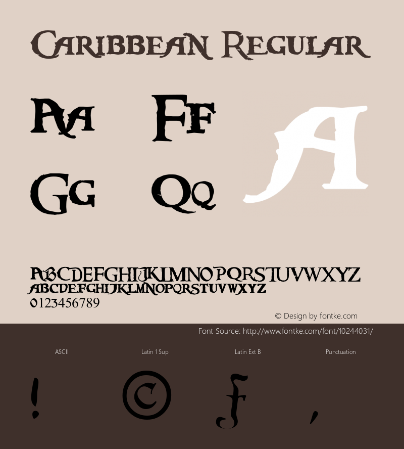 Caribbean Regular 2.23图片样张