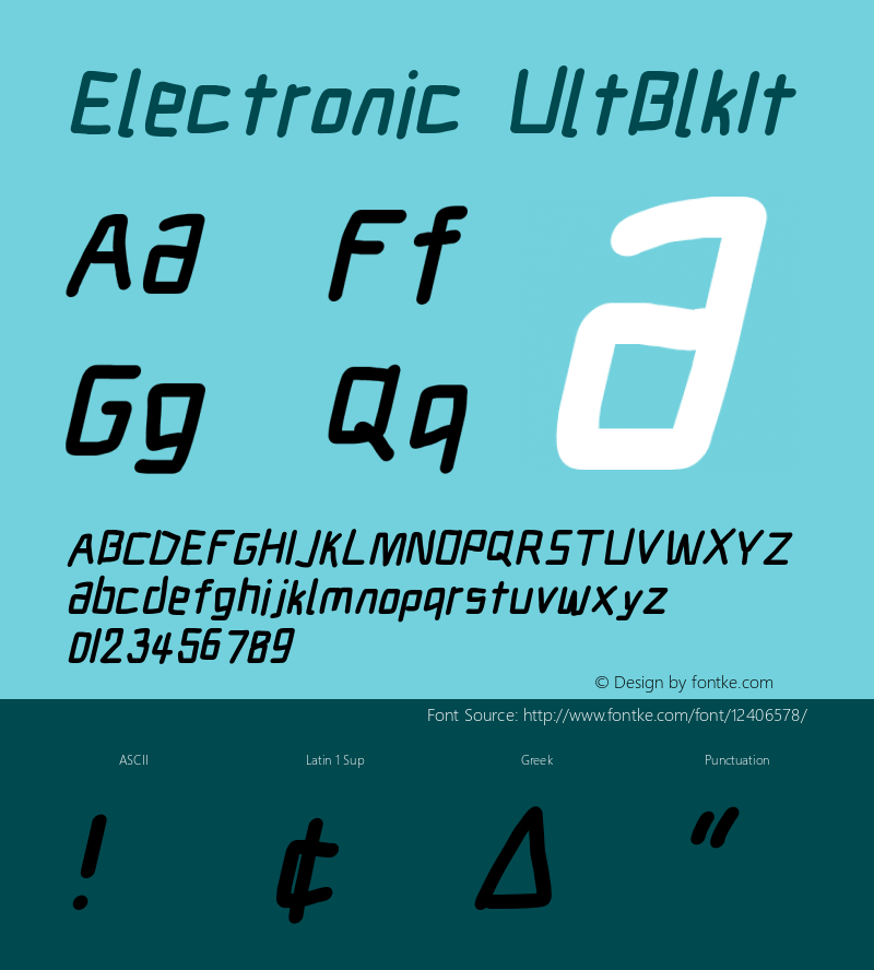 Electronic UltBlkIt Version 1.011图片样张