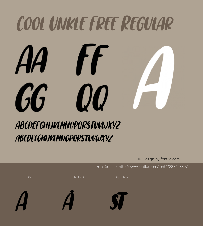 Cool Unkle Free Regular Version 1.000图片样张