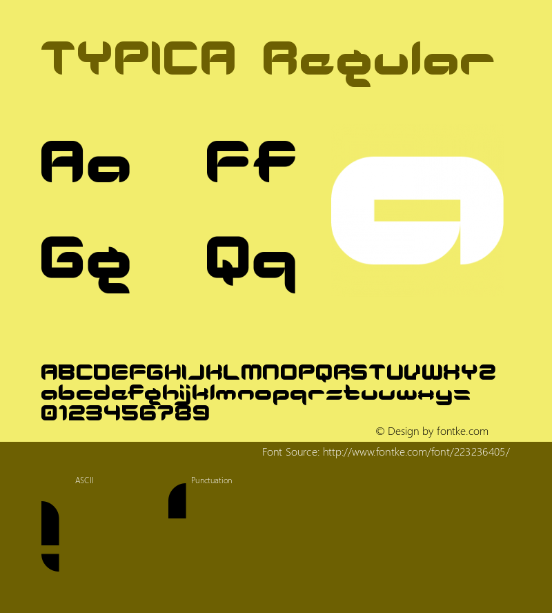 TYPICA Regular Version 1.0图片样张