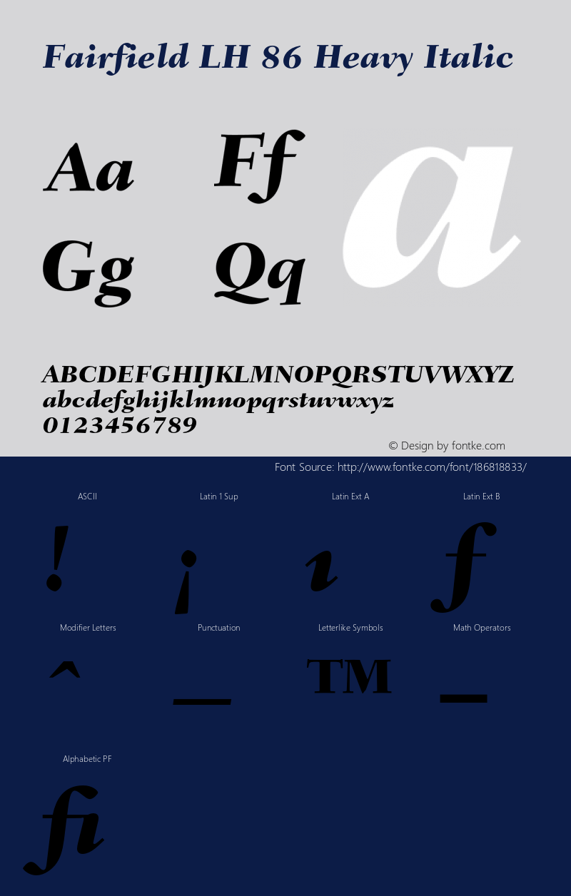 FairfieldLH-HeavyItalic 001.002图片样张