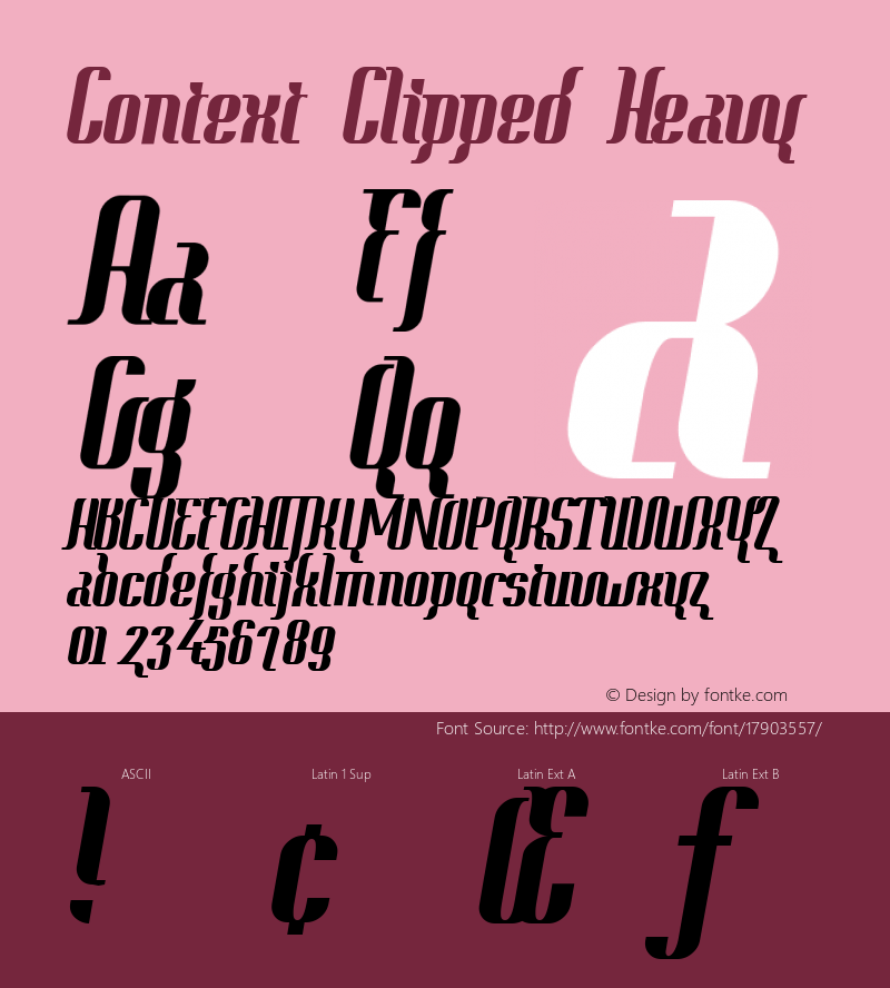 Context Clipped Heavy Version 0.0; 1999; initial release图片样张