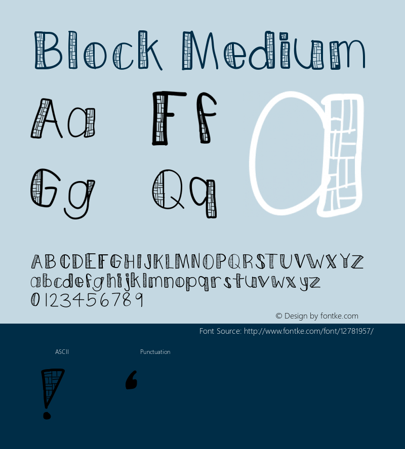 Block Medium Version 001.000图片样张