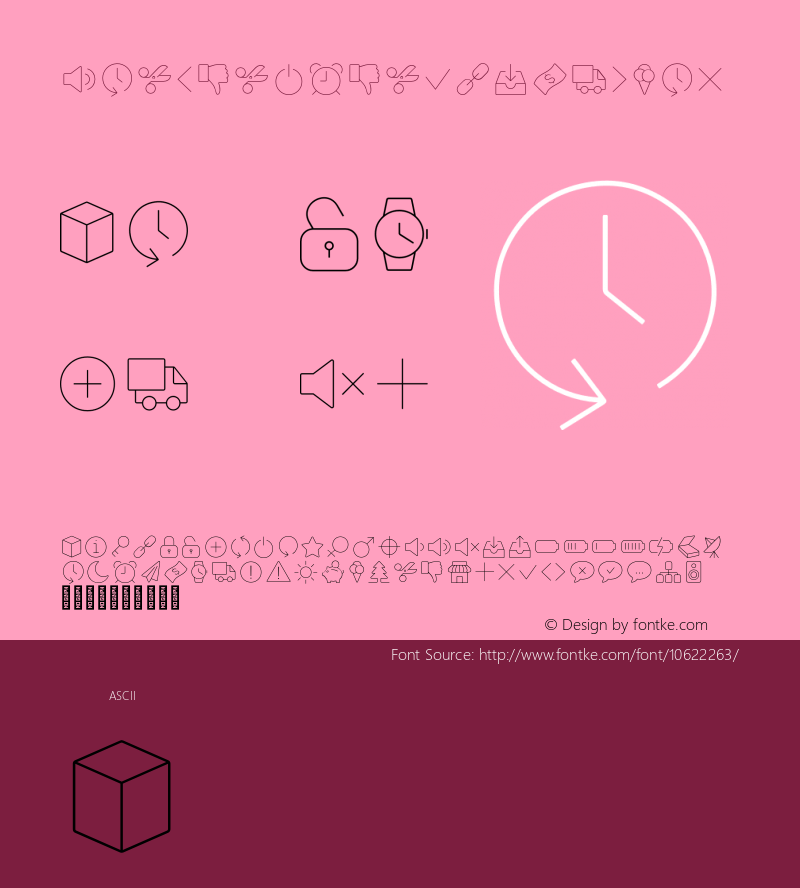 Panton Icons D Regular Version 1.000图片样张