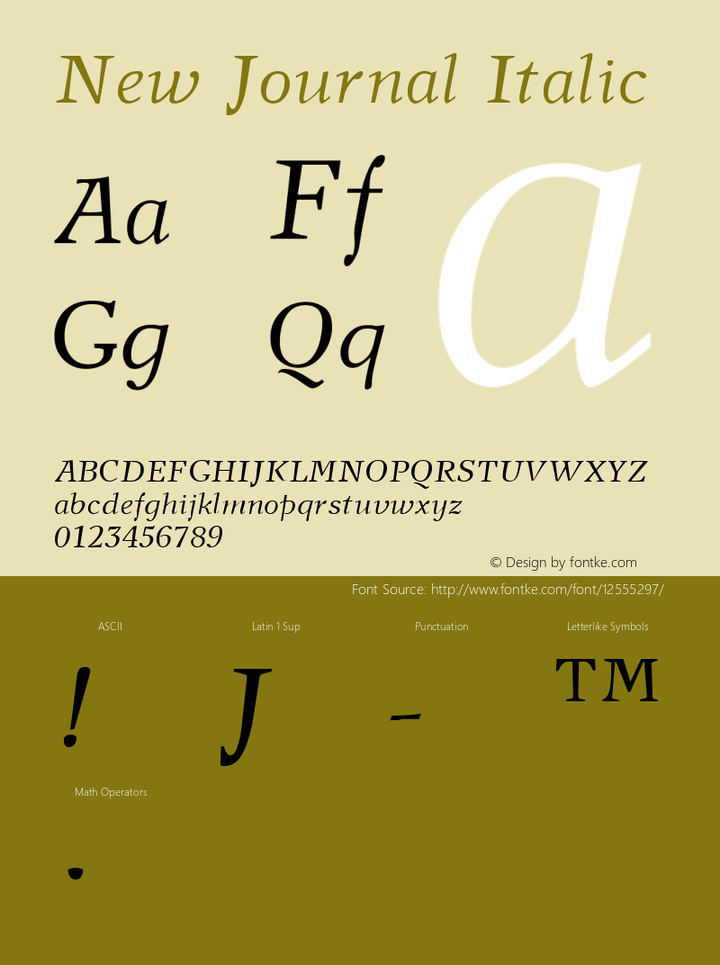 New Journal Italic Altsys Metamorphosis:10/8/92图片样张