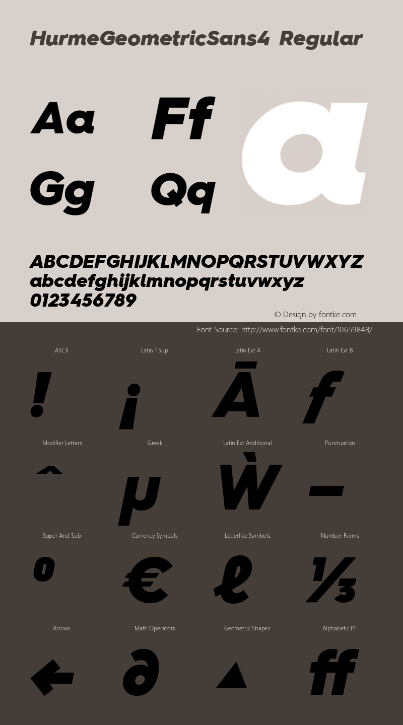 HurmeGeometricSans4 Regular Version 1.001;com.myfonts.easy.hurme-design.hurme-geometric-sans-4.4-black-oblique.wfkit2.version.3WSN图片样张