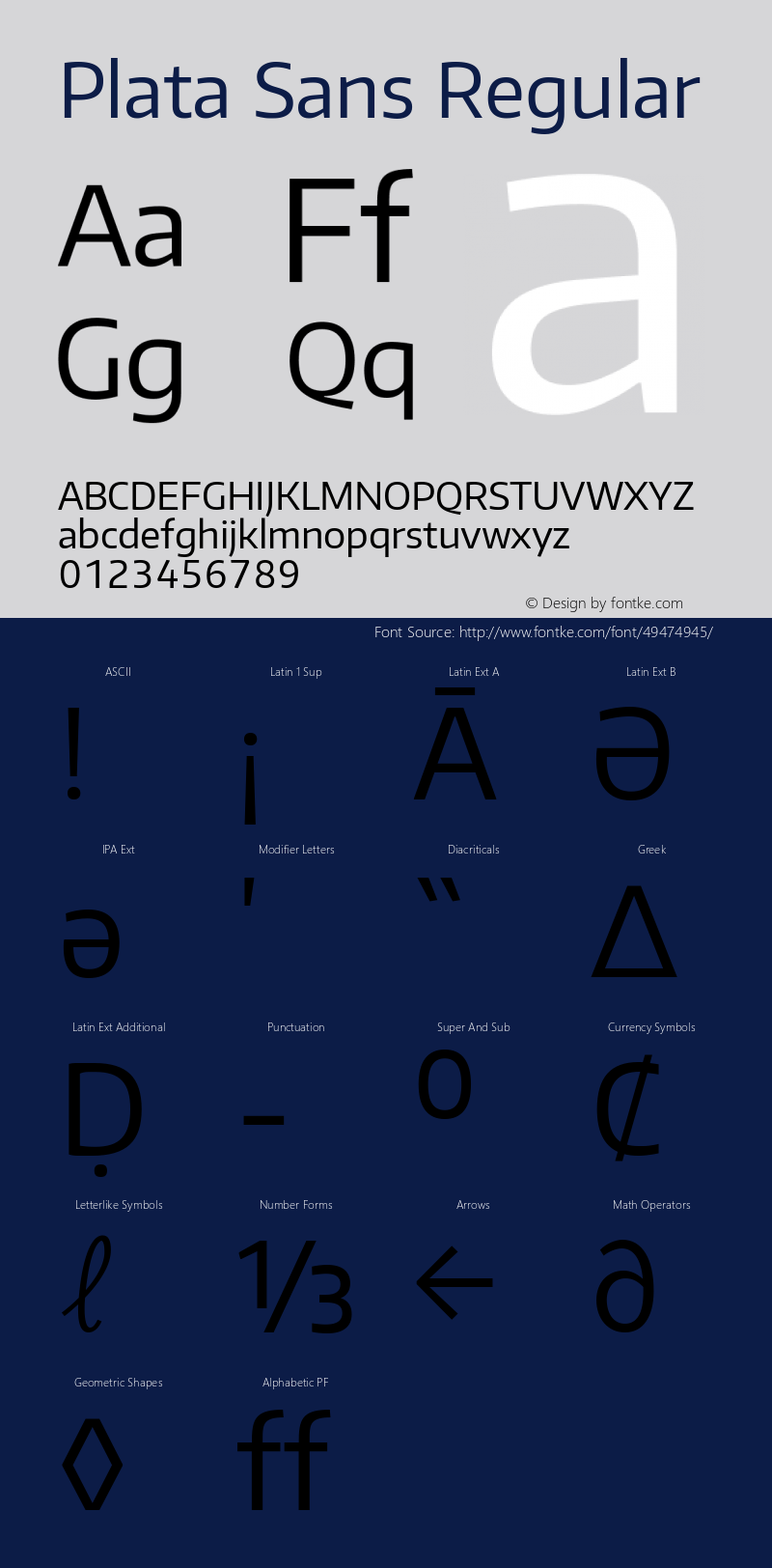 Plata Sans Regular Version 1.00;December 28, 2019;FontCreator 12.0.0.2547 64-bit; ttfautohint (v1.6)图片样张