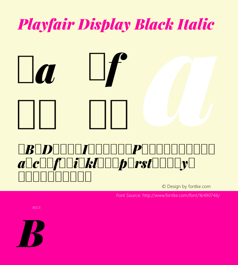 Playfair Display Black Italic Version 1.002;PS 001.002;hotconv 1.0.70;makeotf.lib2.5.58329; ttfautohint (v0.93) -l 42 -r 42 -G 200 -x 14 -w 