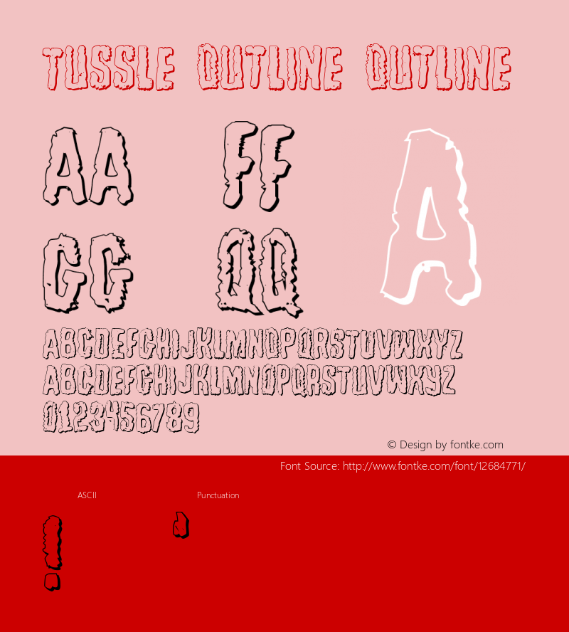 Tussle Outline Outline Version 1.0图片样张